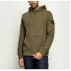 CALVIN KLEIN LS EU 350TERRY BADGE HOODIE LV04RJ201G LI1-OLIVE NIGHT 