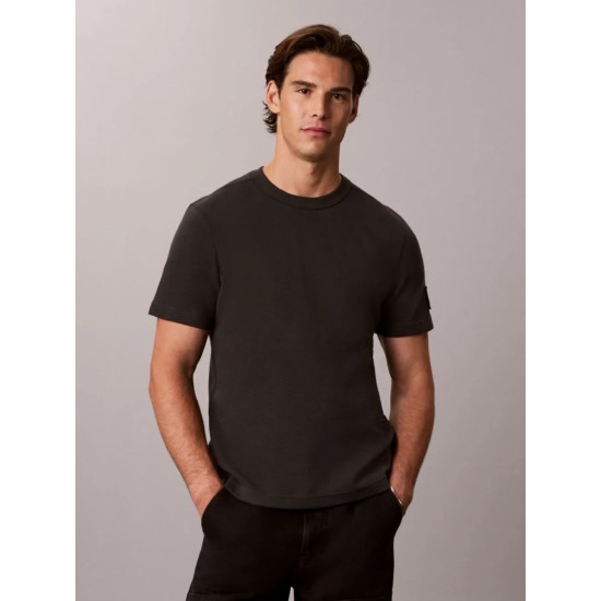 CALVIN KLEIN SS WAFFLE BADGE CREWNECK TEE LV04RJ208G 8MN