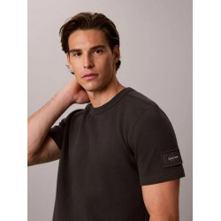 CALVIN KLEIN SS WAFFLE BADGE CREWNECK TEE LV04RJ208G 8MN