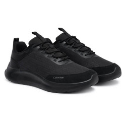 CALVIN KLEIN LIGHT EVA RUNN LACEUP SNEAKERS HM0HM02343 0GJ-TRIPLE BLACK