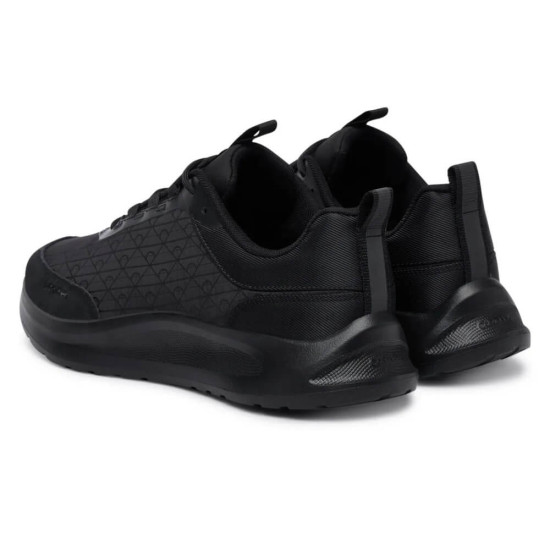 CALVIN KLEIN LIGHT EVA RUNN LACEUP SNEAKERS HM0HM02343 0GJ-TRIPLE BLACK
