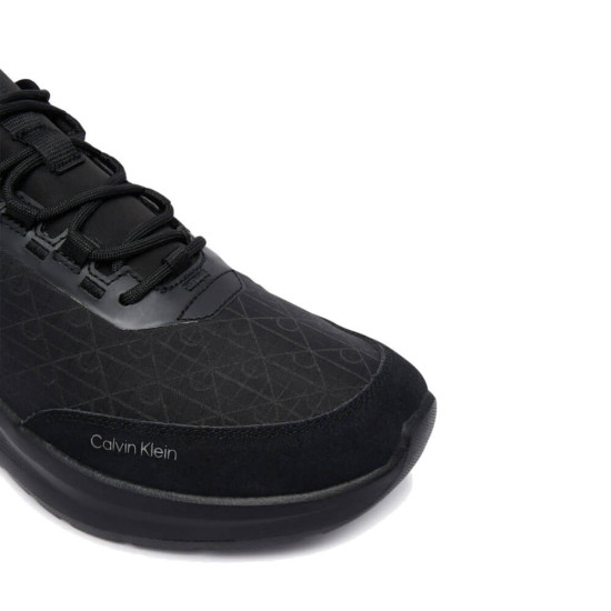 CALVIN KLEIN LIGHT EVA RUNN LACEUP SNEAKERS HM0HM02343 0GJ-TRIPLE BLACK