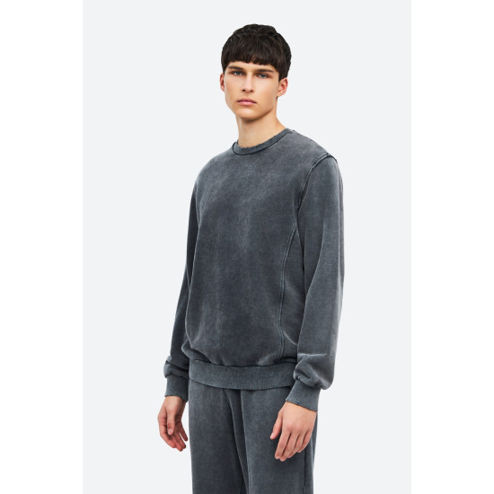 DIRTY LAUNDRY REGULAR CREWNECK WITH DESTROYS DLMC000136 VINTAGE GREY