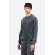 DIRTY LAUNDRY REGULAR CREWNECK WITH DESTROYS DLMC000136 VINTAGE GREY