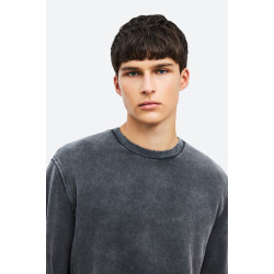 DIRTY LAUNDRY REGULAR CREWNECK WITH DESTROYS DLMC000136 VINTAGE GREY