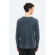DIRTY LAUNDRY RAW EDGES LONGSLEEVE DLML000168 VINTAGE BLUE