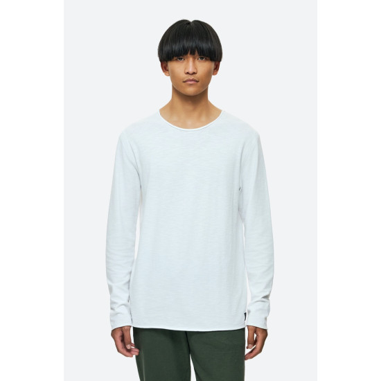 DIRTY LAUNDRY RAW EDGES LONGSLEEVE DLML000168 WHITE