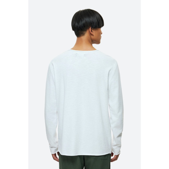 DIRTY LAUNDRY RAW EDGES LONGSLEEVE DLML000168 WHITE