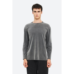 DIRTY LAUNDRY OVERSIZED BRUSHED LONGSLEEVE DLML000181 VINTAGE GREY
