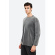 DIRTY LAUNDRY OVERSIZED BRUSHED LONGSLEEVE DLML000181 VINTAGE GREY