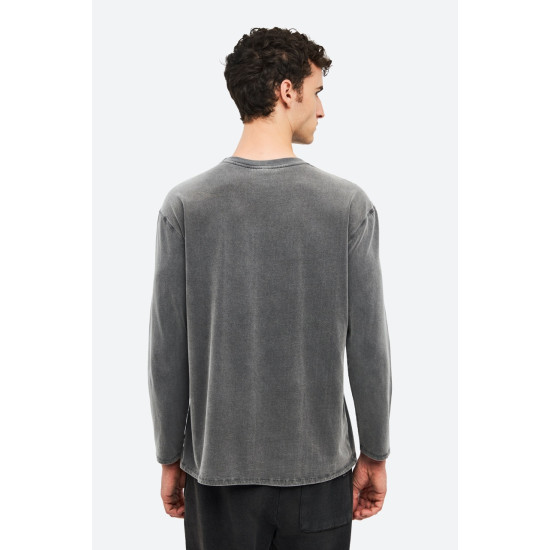 DIRTY LAUNDRY OVERSIZED BRUSHED LONGSLEEVE DLML000181 VINTAGE GREY