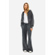DIRTY LAUNDRY CROPPED FULLZIP WITH SEAMING DLWF000064 VINTAGE GREY 