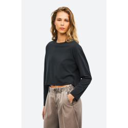 DIRTY LAUNDRY BOXY LONGSLEEVE DLWL000047 VINTAGE BLACK 