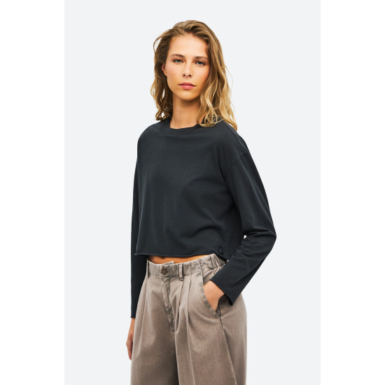 DIRTY LAUNDRY BOXY LONGSLEEVE DLWL000047 VINTAGE BLACK 