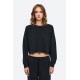 DIRTY LAUNDRY PIQUE FLEECE LONGSLEEVE DLWL000057 VINTAGE BLACK