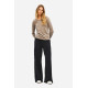 DIRTY LAUNDRY WIDELEG SWEATPANTS WITH RAW EDGES DLWSP000041 VINTAGE BLACK