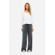 DIRTY LAUNDRY WIDELEG SWEATPANTS WITH RAW EDGES DLWSP000041 VINTAGE GREY