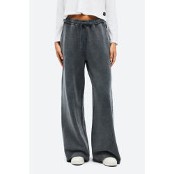 DIRTY LAUNDRY WIDELEG SWEATPANTS WITH RAW EDGES DLWSP000041 VINTAGE GREY
