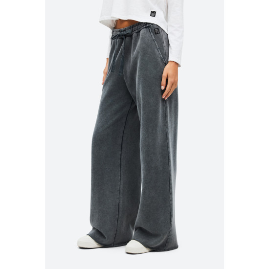 DIRTY LAUNDRY WIDELEG SWEATPANTS WITH RAW EDGES DLWSP000041 VINTAGE GREY