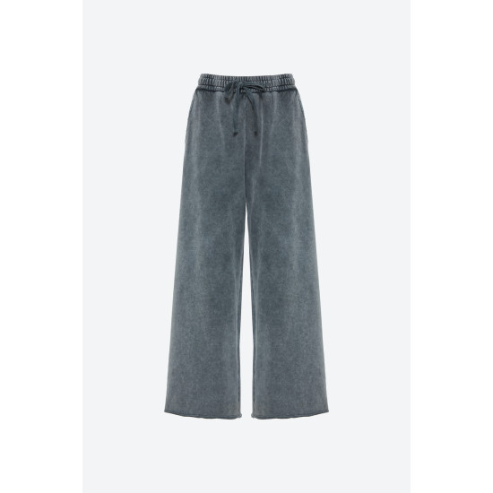 DIRTY LAUNDRY WIDELEG SWEATPANTS WITH RAW EDGES DLWSP000041 VINTAGE GREY