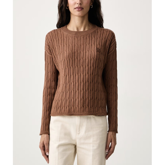 DKNY PULLOVER LONGSLEEVE DJ5R0917 CAR-CARAMEL