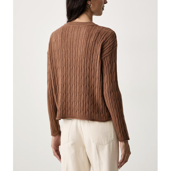 DKNY PULLOVER LONGSLEEVE DJ5R0917 CAR-CARAMEL