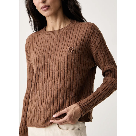 DKNY PULLOVER LONGSLEEVE DJ5R0917 CAR-CARAMEL