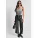DKNY TROUSERS DJ6P3117 F5L-BLACK/HORN