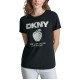 DKNY LOGO TSHIRT DJ6T1796 2L5-BLACK/EGGNOG