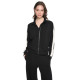 DKNY SIDE STRIPE FULL ZIP JACKET DP6J9632 2L5-BLACK/EGGNOG