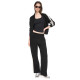 DKNY SIDE STRIPE FULL ZIP JACKET DP6J9632 2L5-BLACK/EGGNOG