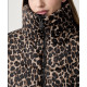 DKNY LOGO PUFFER JACKET DP6J9673 K6N1-LEOPARD CARAMEL