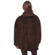 DKNY FUNNEL NECK SHERPA JACKET DP6J9770 QKO-ESPRESSO/ESPRESSO 