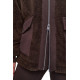 DKNY FUNNEL NECK SHERPA JACKET DP6J9770 QKO-ESPRESSO/ESPRESSO 