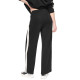 DKNY HIGH RISE SIDE STRIPE WIDE LEG PANT DP6P3649 2L5-BLACK/EGGNOG