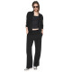 DKNY HIGH RISE SIDE STRIPE WIDE LEG PANT DP6P3649 2L5-BLACK/EGGNOG
