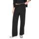 DKNY HIGH RISE SIDE STRIPE WIDE LEG PANT DP6P3649 2L5-BLACK/EGGNOG
