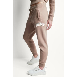 DKNY LOGO TROUSERS DP6P3896 00K7-WOODSMOKE