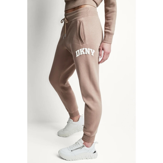 DKNY LOGO TROUSERS DP6P3896 00K7-WOODSMOKE