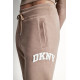 DKNY LOGO TROUSERS DP6P3896 00K7-WOODSMOKE