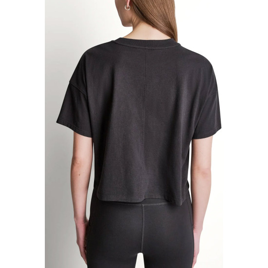 DKNY SHORTSLEEVE TSHIRT DP6T1731 71Y1-BLACK/SILVER GUNMET