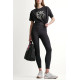 DKNY SHORTSLEEVE TSHIRT DP6T1731 71Y1-BLACK/SILVER GUNMET