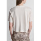 DKNY SHORTSLEEVE TSHIRT DP6T1731 E20M-EGGNOG/BROWN BLACK