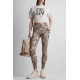 DKNY SHORTSLEEVE TSHIRT DP6T1731 E20M-EGGNOG/BROWN BLACK