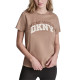 DKNY LOGO TSHIRT DP6T1733 D53-WOODSMOKE 