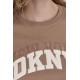 DKNY LOGO TSHIRT DP6T1733 D53-WOODSMOKE 