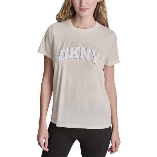 DKNY LOGO TSHIRT DP6T1733 EN2-EGGNOG 