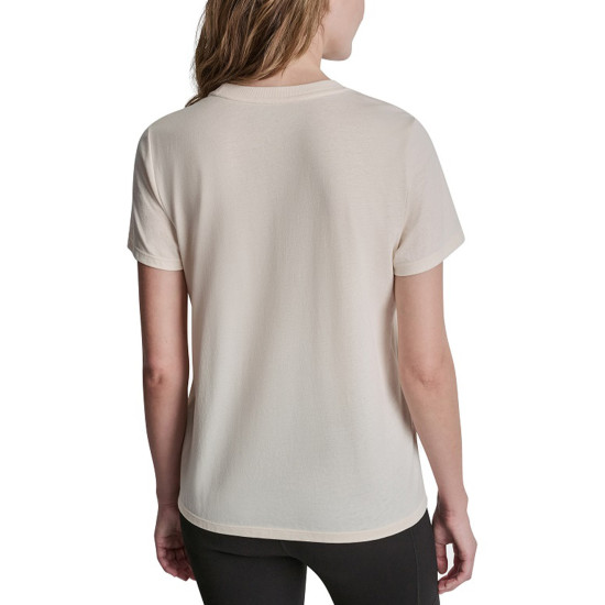 DKNY LOGO TSHIRT DP6T1733 EN2-EGGNOG 