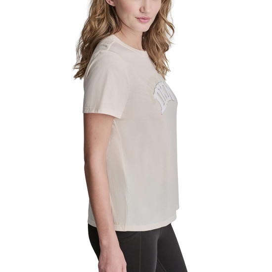 DKNY LOGO TSHIRT DP6T1733 EN2-EGGNOG 
