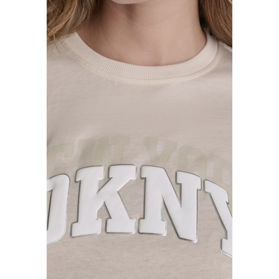 DKNY LOGO TSHIRT DP6T1733 EN2-EGGNOG 